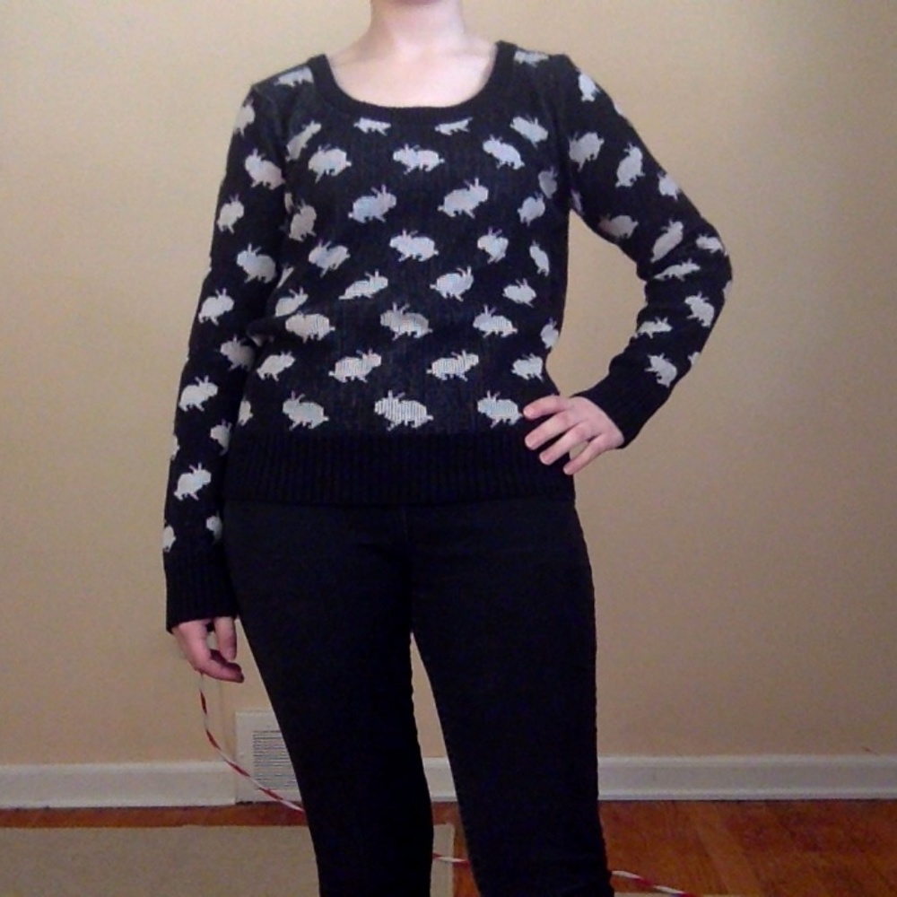 F21 Bunny Sweater